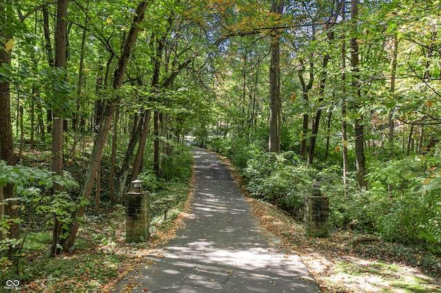 view of road