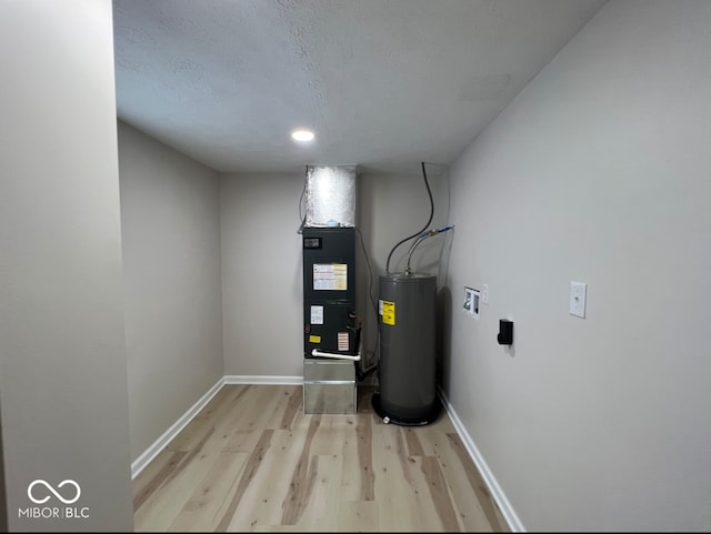 utilities with heating unit and water heater