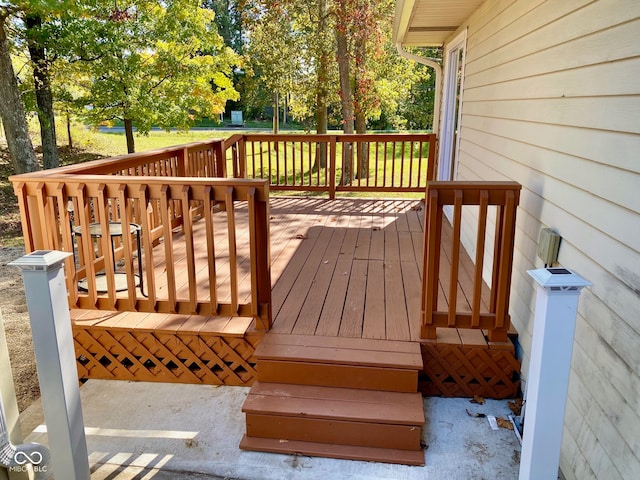 view of deck