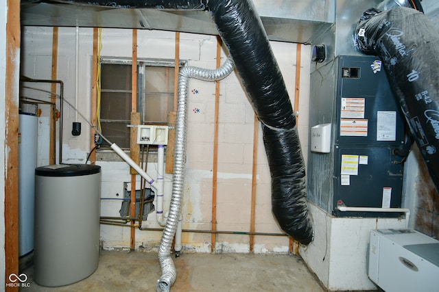 view of utility room