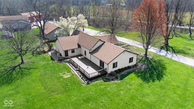 2831 S Hixon Rd S, Montezuma, IN 47862 - view from above of property