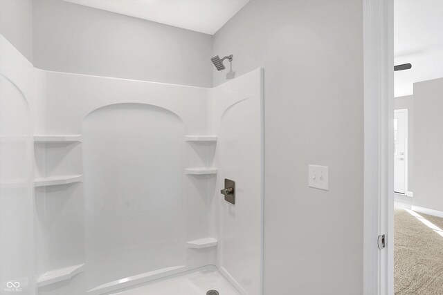 7234 N Christopher Ln, Fairland, IN 46126 - bathroom with a shower