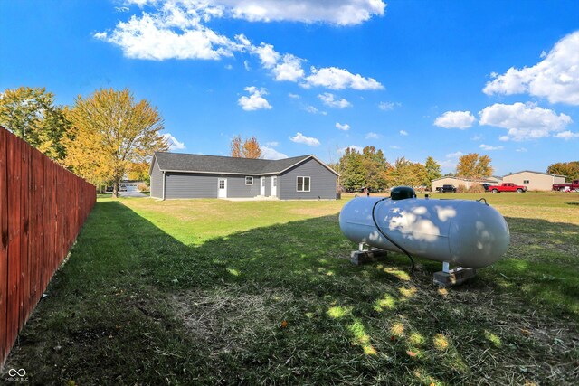 7234 N Christopher Ln, Fairland, IN 46126 - view of yard featuring fence