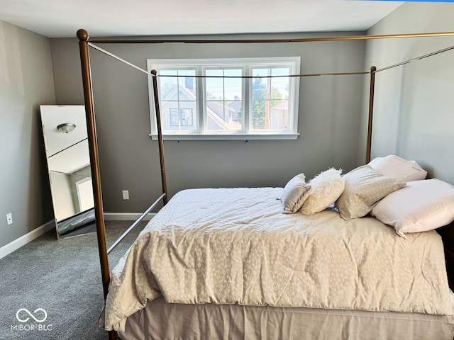 bedroom with carpet flooring