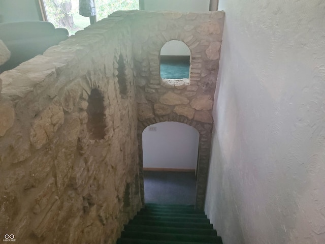 view of stairs