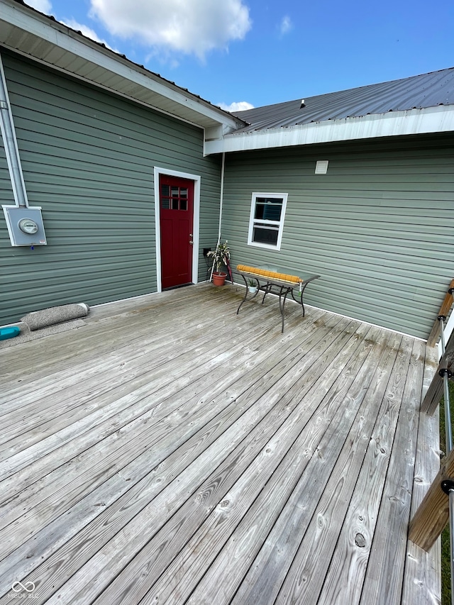 view of deck