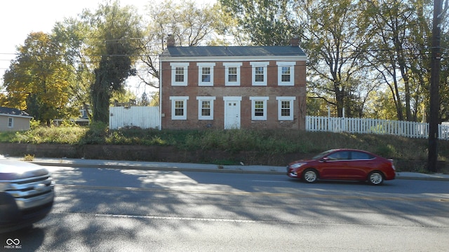 view of colonial inspired home