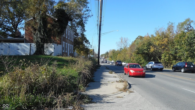 view of road