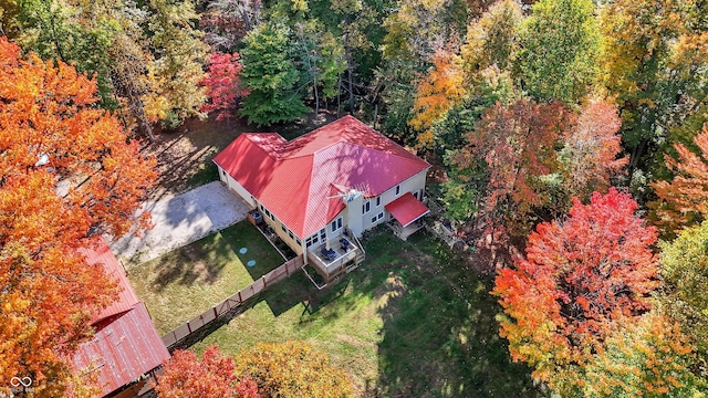 drone / aerial view