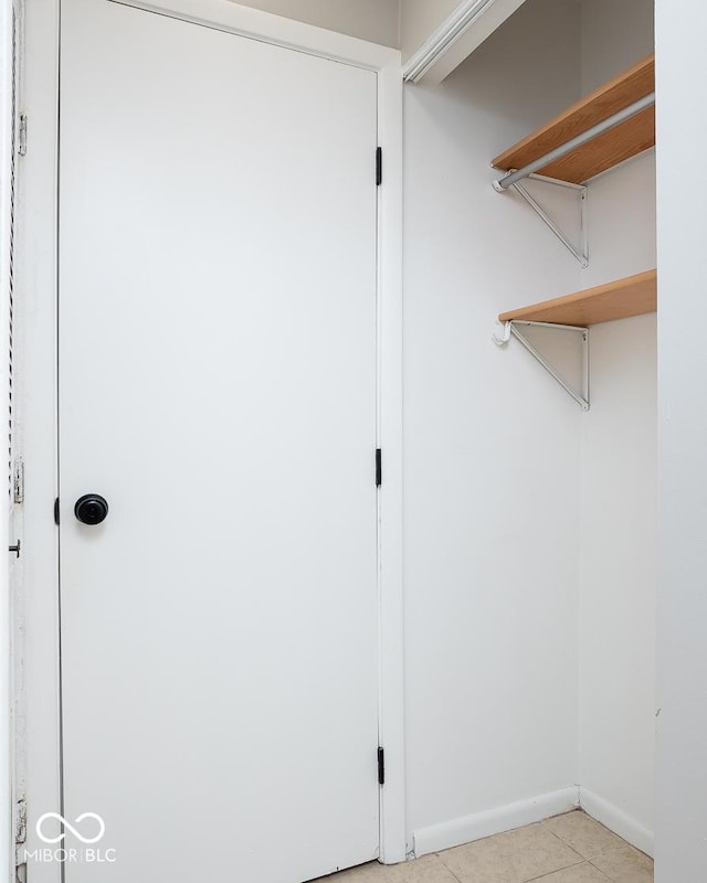 view of closet