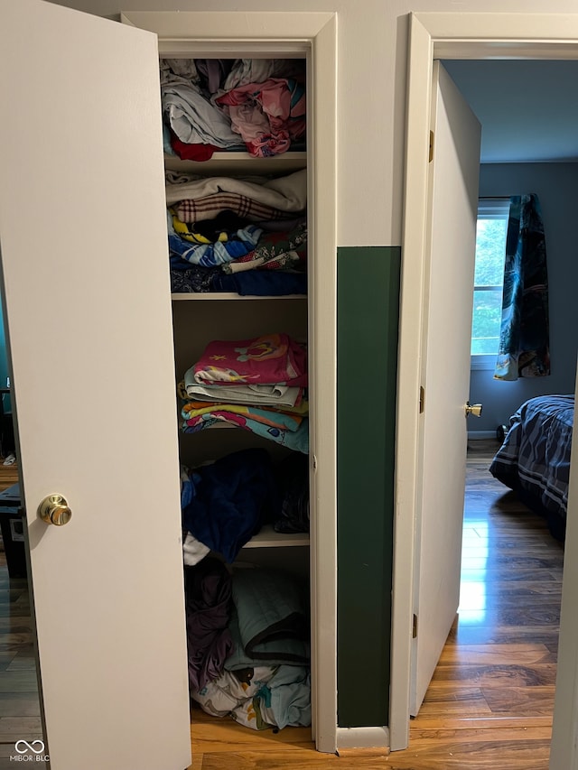 view of closet