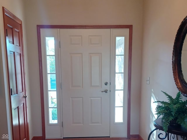 entryway featuring a healthy amount of sunlight