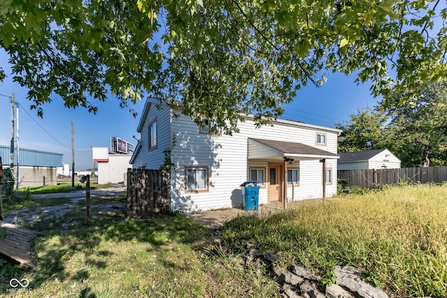 view of rear view of house