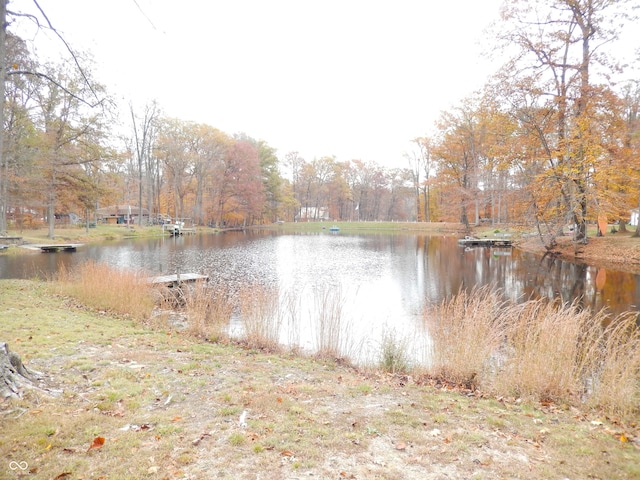 view of water feature