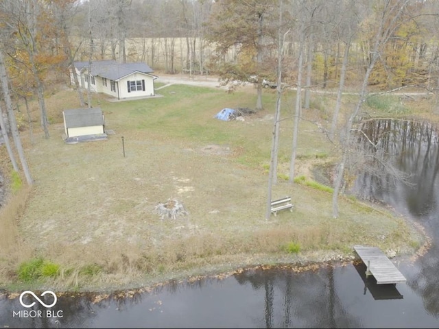 9540 E Brentmoore Rd, Brazil, IN 47834 - view of subject property with a nearby body of water