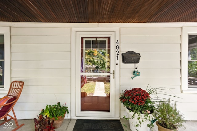 view of entrance to property