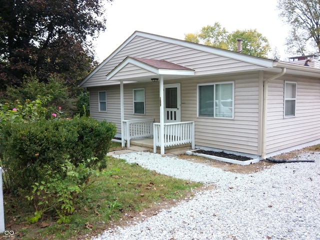 bungalow-style house featuring a porch