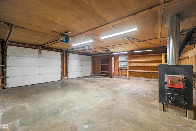 3233 Plum Creek Rd, Nashville, IN 47448 - garage featuring a garage door opener