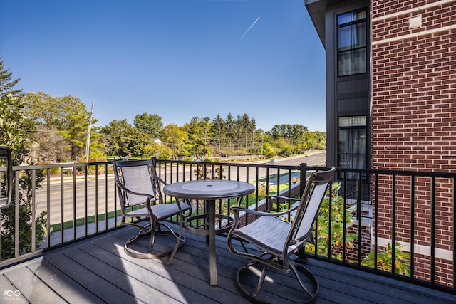 456 Monon Way Dr, Carmel, IN 46032 - view of wooden deck