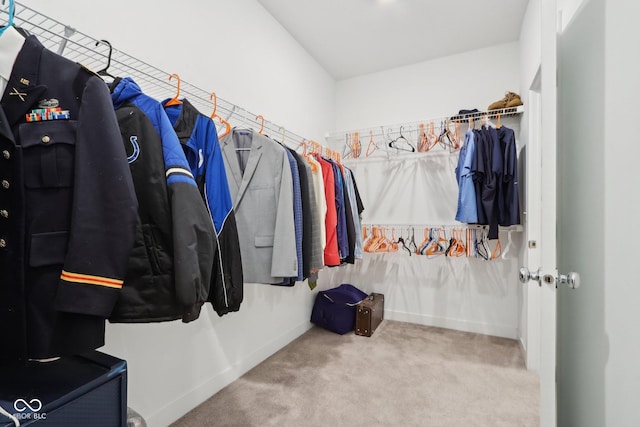 10008 Sundley Dr, Indianapolis, IN 46239 - walk in closet with carpet floors
