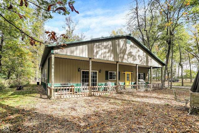 view of rear view of property