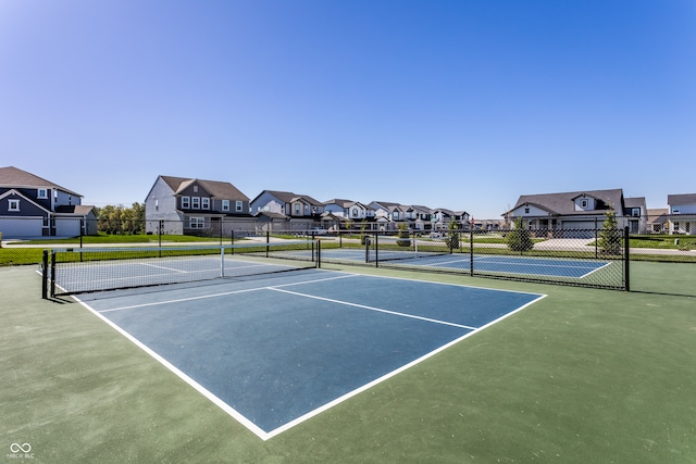 view of sport court