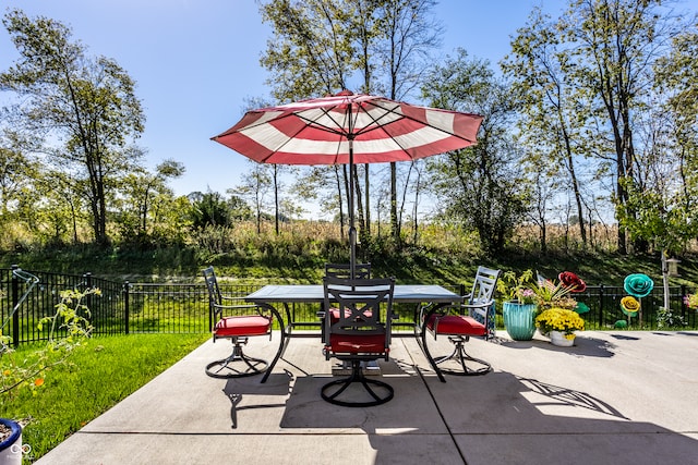 view of patio