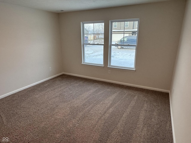 empty room with carpet floors