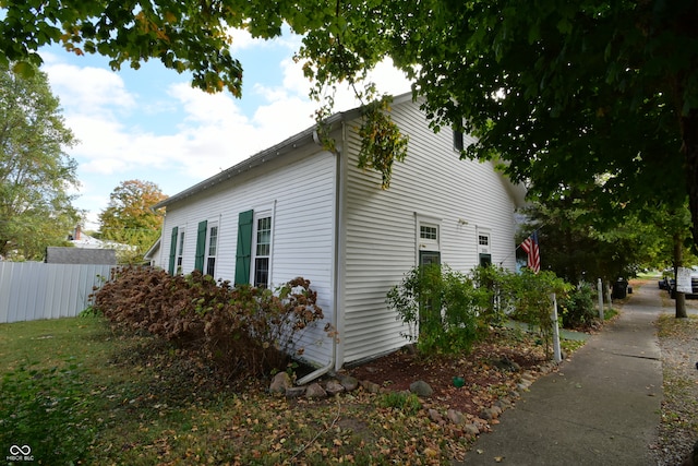 view of property exterior