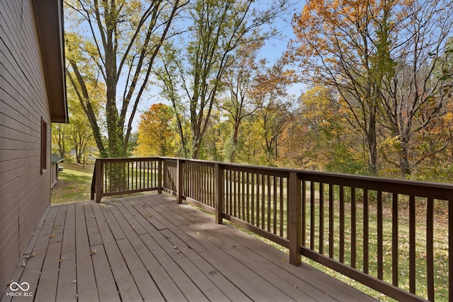 view of deck