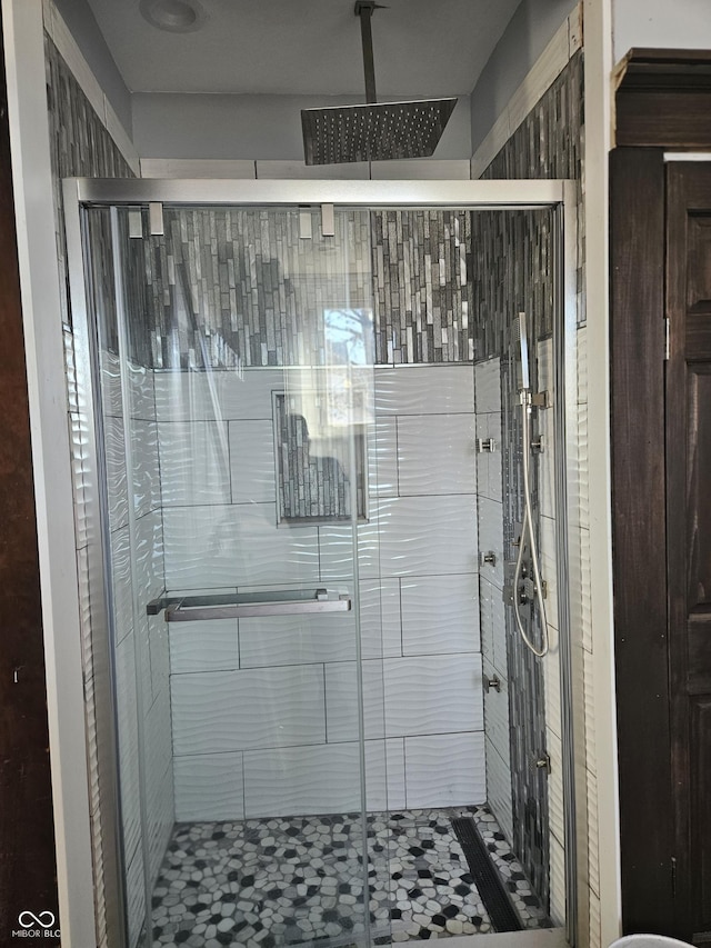 201 W Walnut St, Waldron, IN 46182 - full bath featuring a stall shower