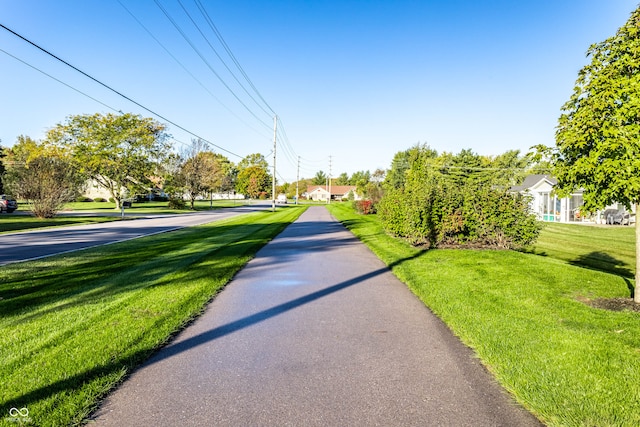 view of road