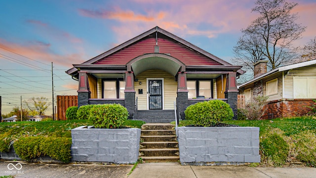 view of front of property