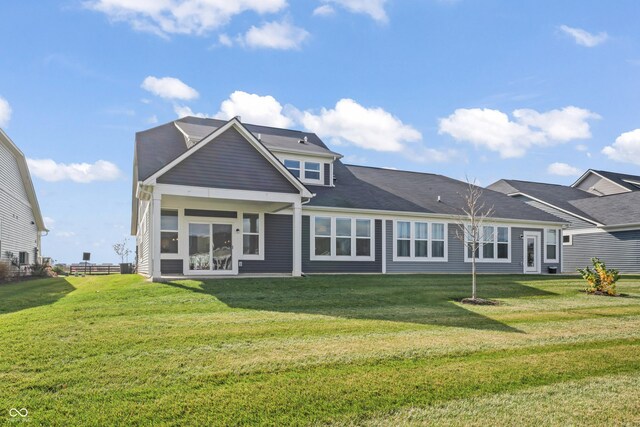 802 Weldon Way, Westfield, IN 46074 - back of property featuring a yard