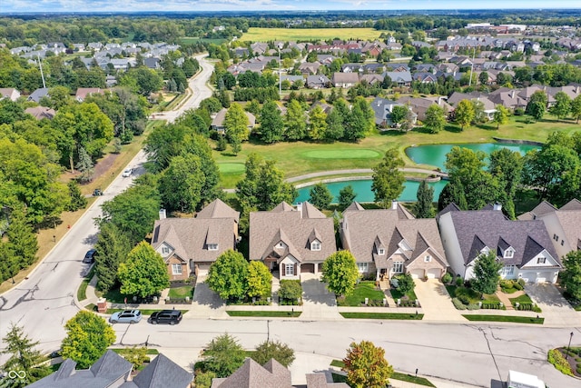 birds eye view of property featuring a residential view