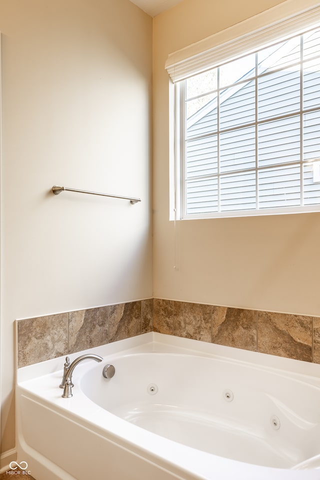 bathroom featuring a bathtub