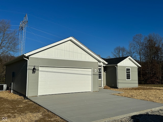 ranch-style house with a garage