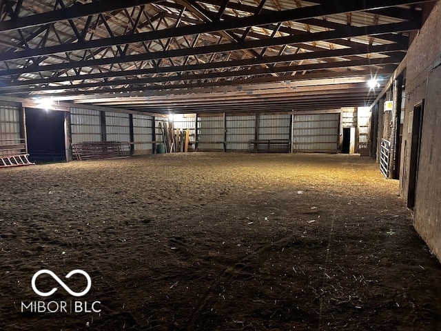 view of horse barn