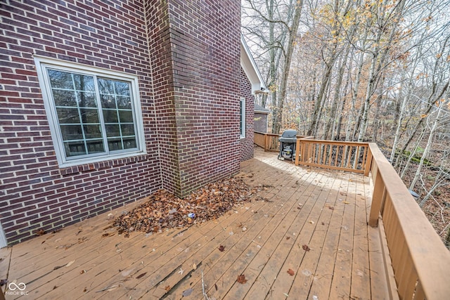 808 Copperfield Xing, Danville, IN 46122 - wooden deck with area for grilling