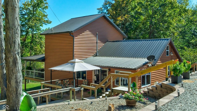 view of rear view of house