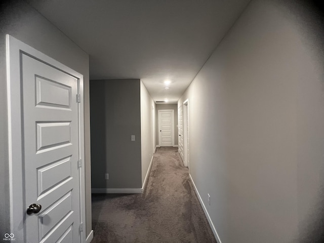 3609 Merchmont Rd, Bargersville, IN 46106 - hall with dark colored carpet and baseboards