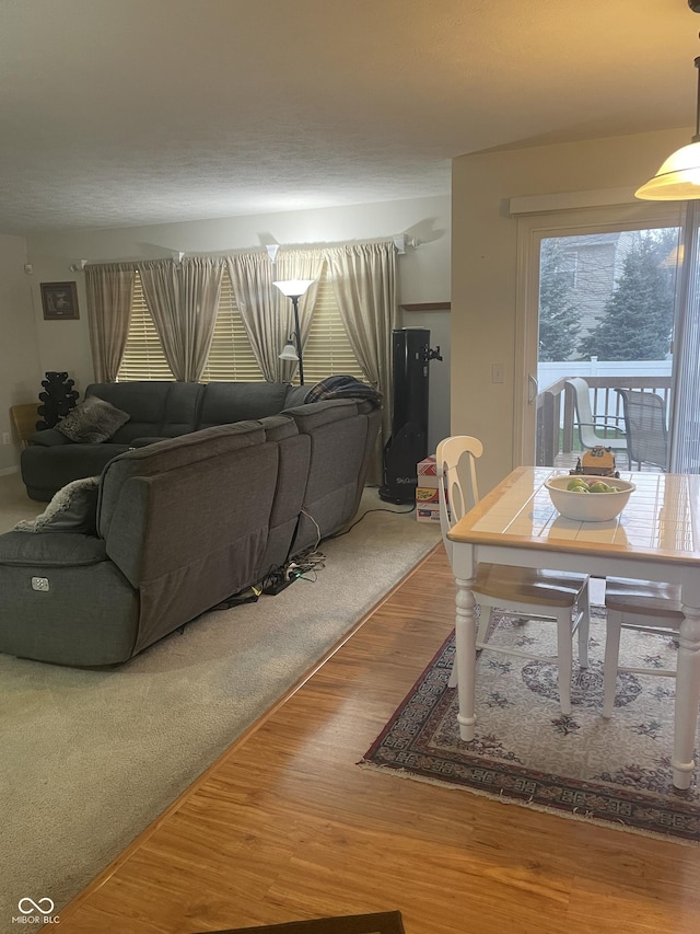 dining room featuring hardwood / wood-style flooring