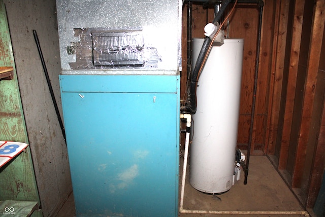 utilities featuring water heater