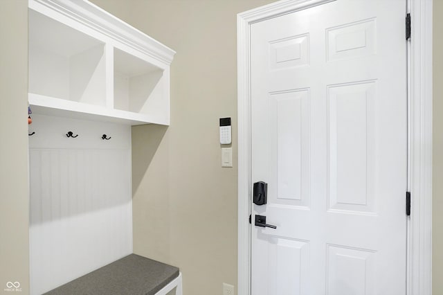 view of mudroom