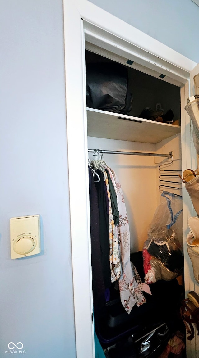 view of closet