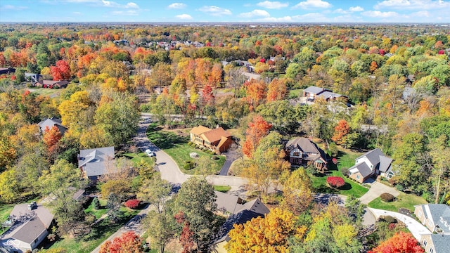 8530 Helmsman Cir, Indianapolis, IN 46256 - aerial view of residential area with a forest