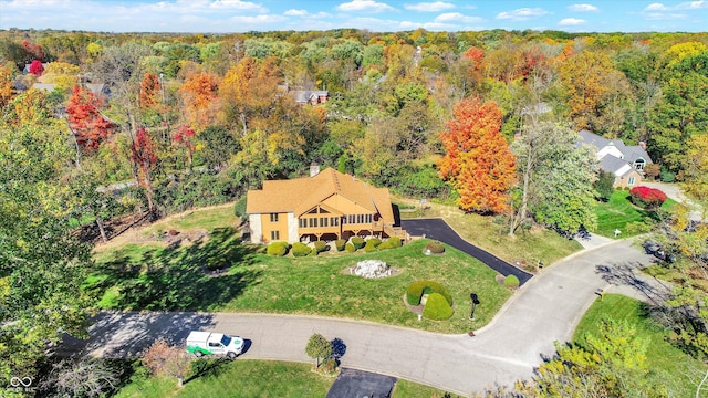 8530 Helmsman Cir, Indianapolis, IN 46256 - view of subject property featuring a forest