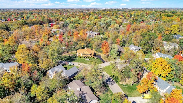 8530 Helmsman Cir, Indianapolis, IN 46256 - aerial view of property's location featuring a forest and nearby suburban area