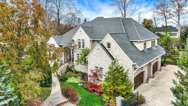 view of home's exterior with a garage