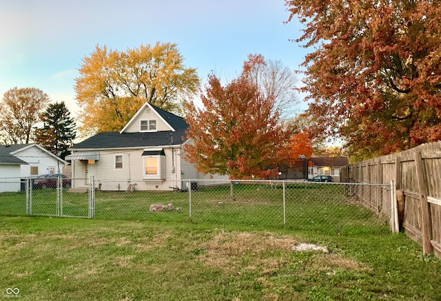 view of yard